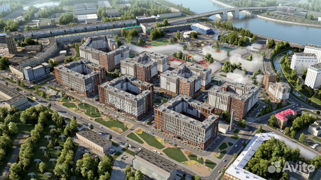 3-к квартира, 95.2 м², 3/14 эт.