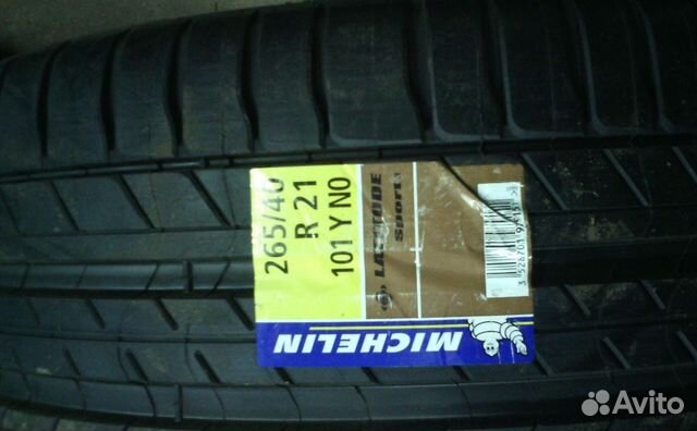Новые Michelin Lattitude Sport-3 265/40 R21 Grnx w