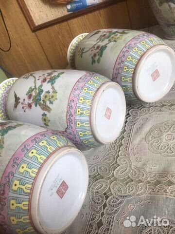 Вазы китайские парные