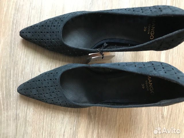 Новые Туфли, Mango, нат замша, кожа, р 39