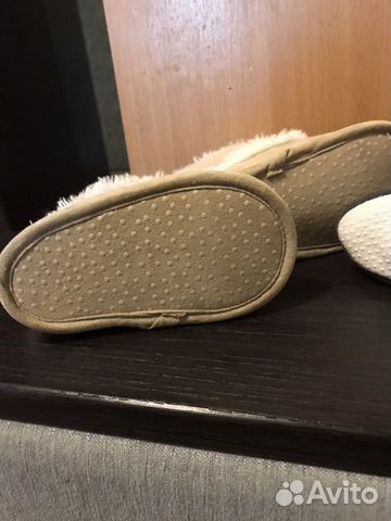 Пинетки/ угги/ сапожки бежевые новые