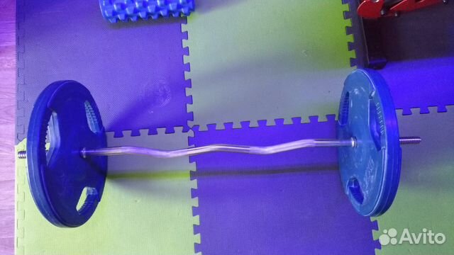 Штанга 45кг, диски 20кг