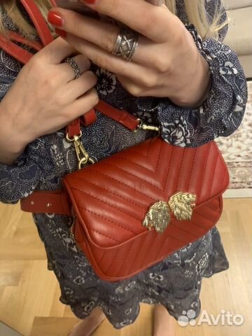 Сумка Zara с поясным и плечевым ремнями