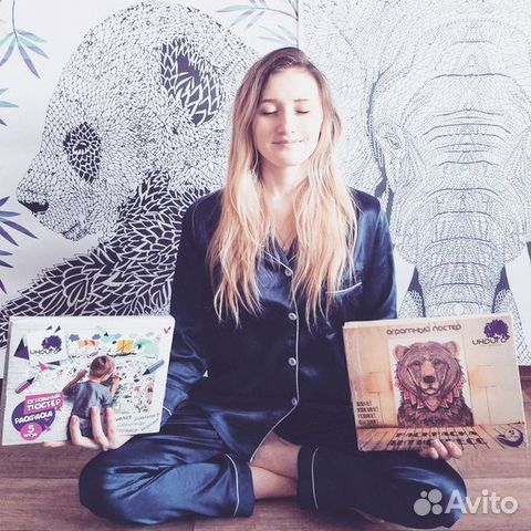 Огромные раскраски Антистресс для взрослых и детей