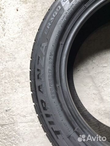 Пара 225/55/17 Bridgestone Turanza RFT BMW F10 Пара 225/55/17 Bridgestone Turanza RFT BMW F10