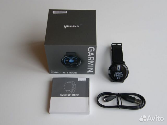 Garmin Vivoactive 3 Music Черные умные часы Garmin Vivoactive 3 Music Черные умные часы