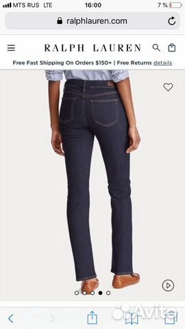 Новые джинсы Ralph Lauren Новые джинсы Ralph Lauren