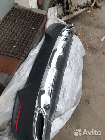 Юбка диффузор заднего бампера Mercedes GLE W292