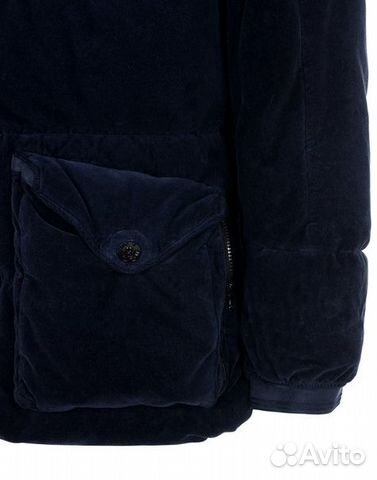 Пуховик stone island cotton velvet down-TC