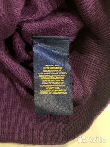 Пуловер Polo by Ralph Lauren. Новый. Оригинал Пуловер Polo by Ralph Lauren. Новый. Оригинал