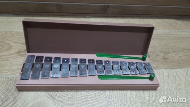 Металлофон, ксилофон детский СССР