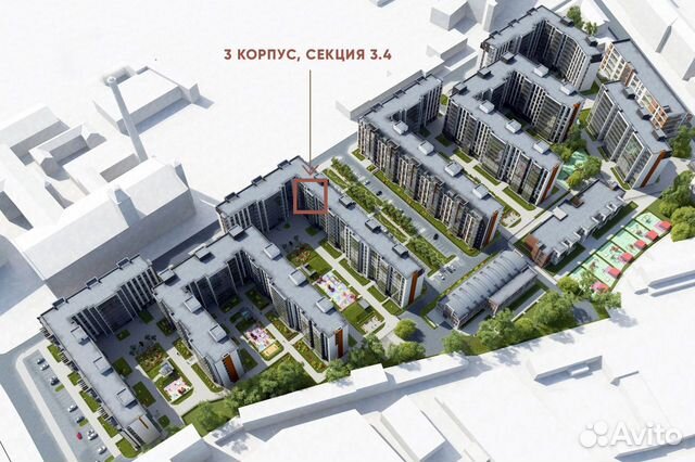 1-к квартира, 36.3 м², 7/9 эт.
