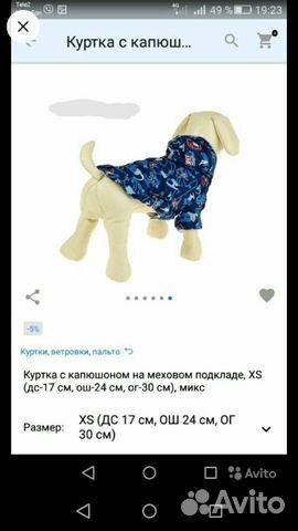 Куртка для собаки купить на Зозу.ру - фотография № 1