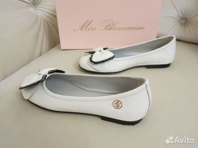 Miss Blumarine туфли кожа 32 рр Италия