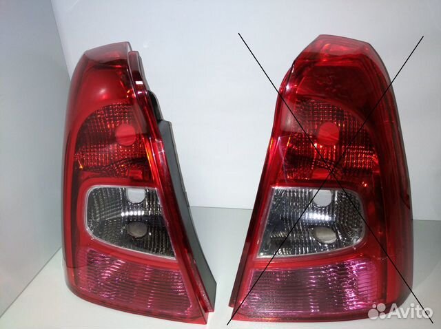 Фонарь задний левый Renault Logan с 2010 года
