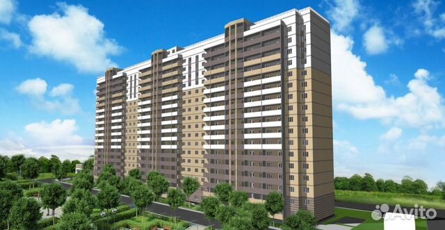 1-к квартира, 40 м², 12/17 эт.
