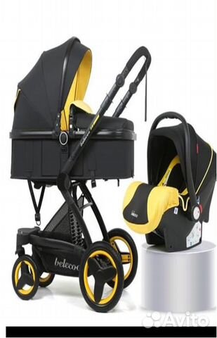 Коляска Belecoo BLX6 3в1 экокожа/ткань новая Коляска Belecoo BLX6 3в1 экокожа/ткань новая