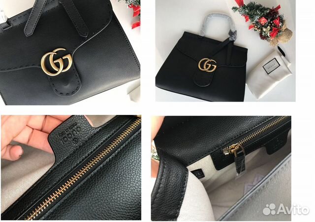 Сумка Gucci Marmont Top Handle Гуччи Мармонт