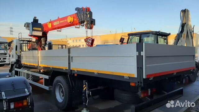 Борт с кму инман ит150 на ш. isuzu forward 18.0 Борт с кму инман ит150 на ш. isuzu forward 18.0