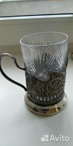 Подстаканник со стаканом