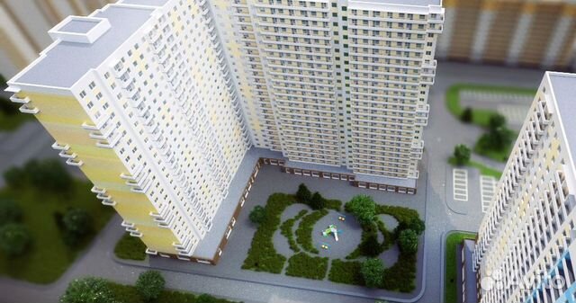2-к квартира, 53.1 м², 3/25 эт.
