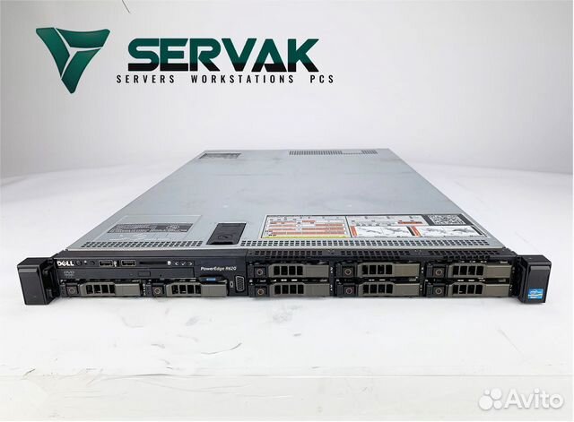 Сервер dell R620 8SFF 2x E5-2637v2 32GB