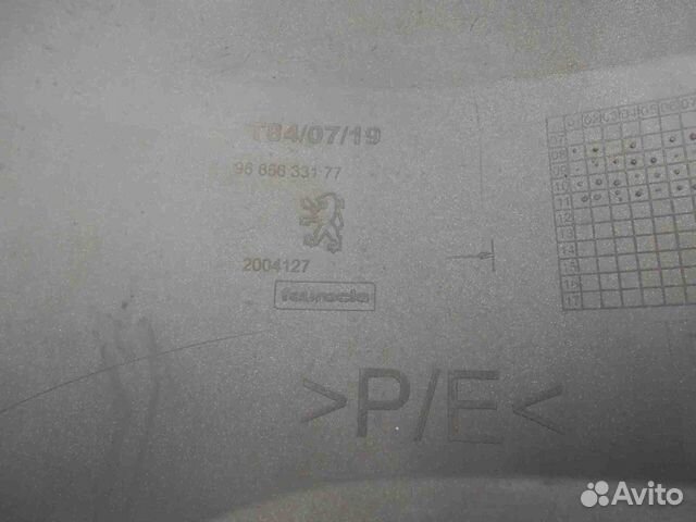 Накладка заднего бампера правая Peugeot 3008