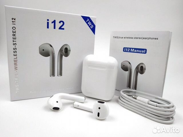 Airpods i12 цена не оригинал