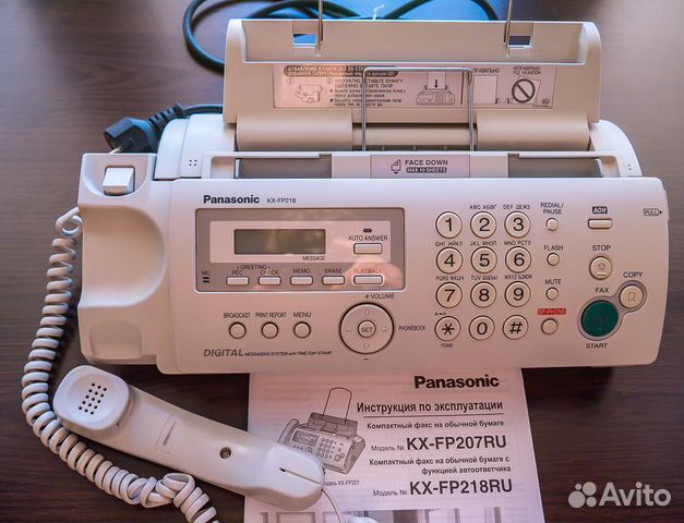 Факс Panasonic KX-FP218RU