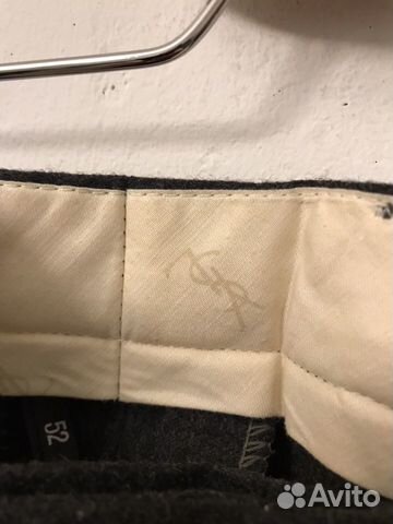 Мужские шерстяные брюки Yves Saint Laurent Мужские шерстяные брюки Yves Saint Laurent