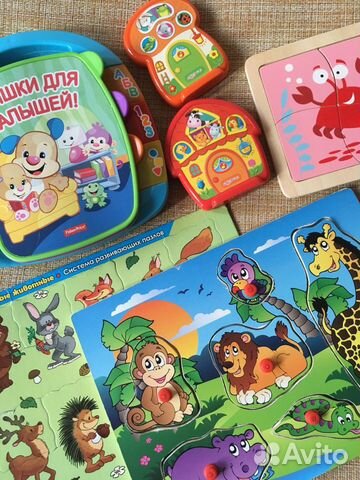Развивающие музыкальные игрушки и пазлы для детей