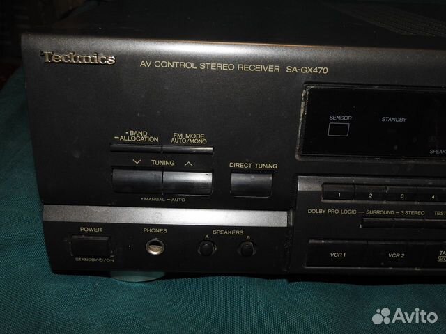 Усилитель мощности- ресивер technics SA-GX470 япон Усилитель мощности- ресивер technics SA-GX470 япон