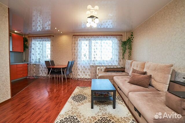 3-к квартира, 65 м², 6/9 эт.