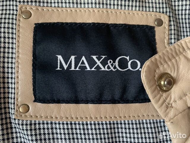 Куртка из натуральной кожи Max&Co Италия Куртка из натуральной кожи Max&Co Италия