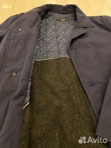 Плащ Hugo Boss утепленный, р 50 Плащ Hugo Boss утепленный, р 50