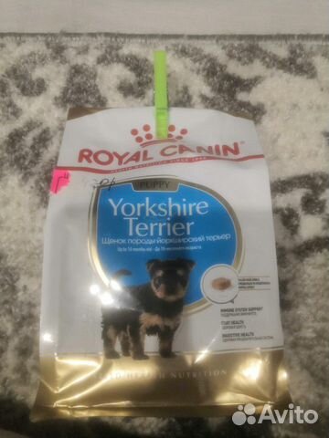 Корм для йорков щенков Royal canin