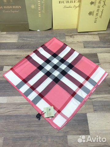 Новый женский шёлковый платок Burberry