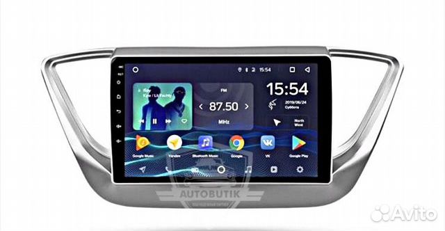 Штатная магнитола на Hyundai Solaris 2 Android 8.1