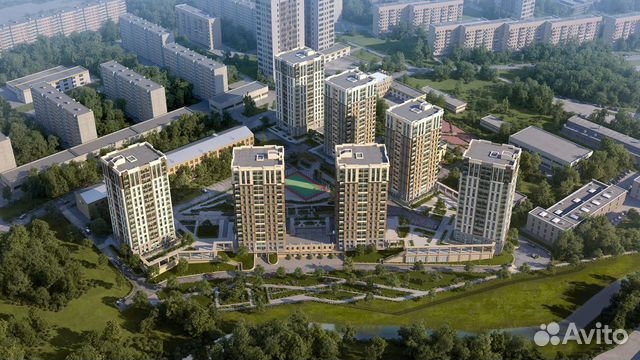 3-к квартира, 81.4 м², 2/17 эт. 3-к квартира, 81.4 м², 2/17 эт.