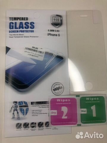 iPhone 5 5s se защитное стекло закругленное