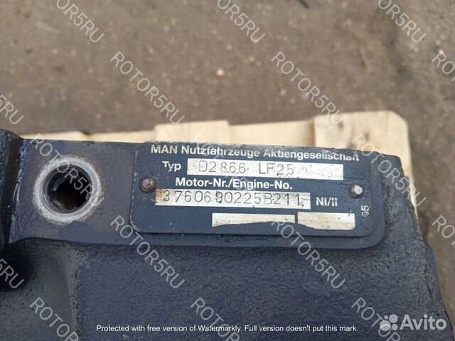 Блок двигателя D2866 LF25 MAN TGA Блок двигателя D2866 LF25 MAN TGA