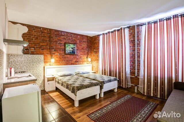 

Квартира-студия, 23 м², 2 кровати