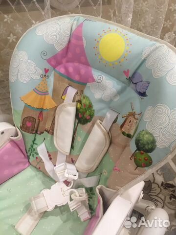 Стульчик для кормления sweet baby happy land oval