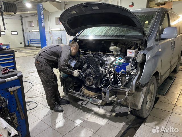 Замена цепей грм Хендай Гранд Старекс