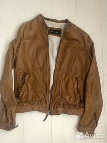 Кожаная куртка Massimo Dutti