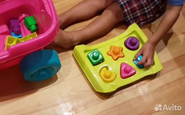 Тележка - сортер Mega Bloks Тележка - сортер Mega Bloks