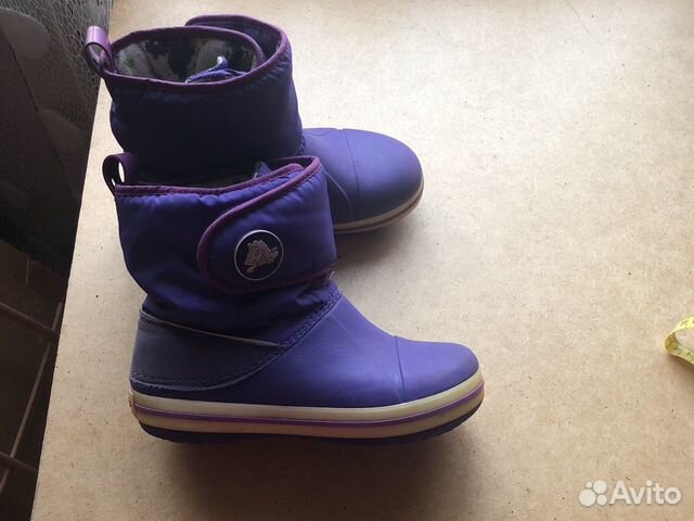 Crocs сапоги 34-35р