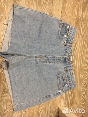 Шорты джинсовые pull&bear