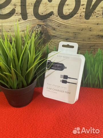 Автомобильная зарядка type c 2 usb 18w