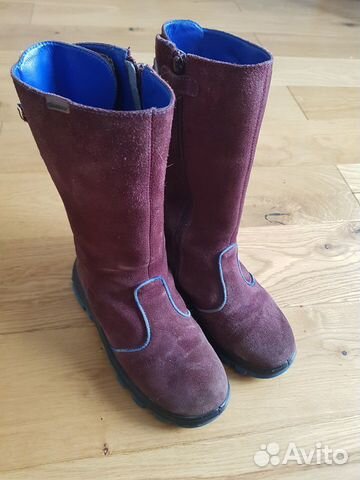 Замшевые сапоги весенне-осенние Naturino, 33 разме Замшевые сапоги весенне-осенние Naturino, 33 разме